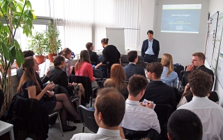 Students from TU Delft visiting Lexogen