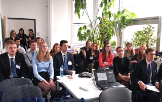 Students from TU Delft visiting Lexogen