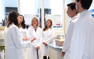 Students from TU Delft visiting Lexogen