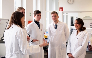 Students from TU Delft visiting Lexogen